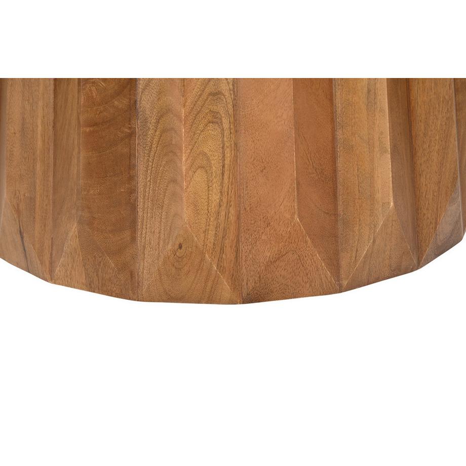 mutoni Table de salle à manger Luminia nature 130x130  