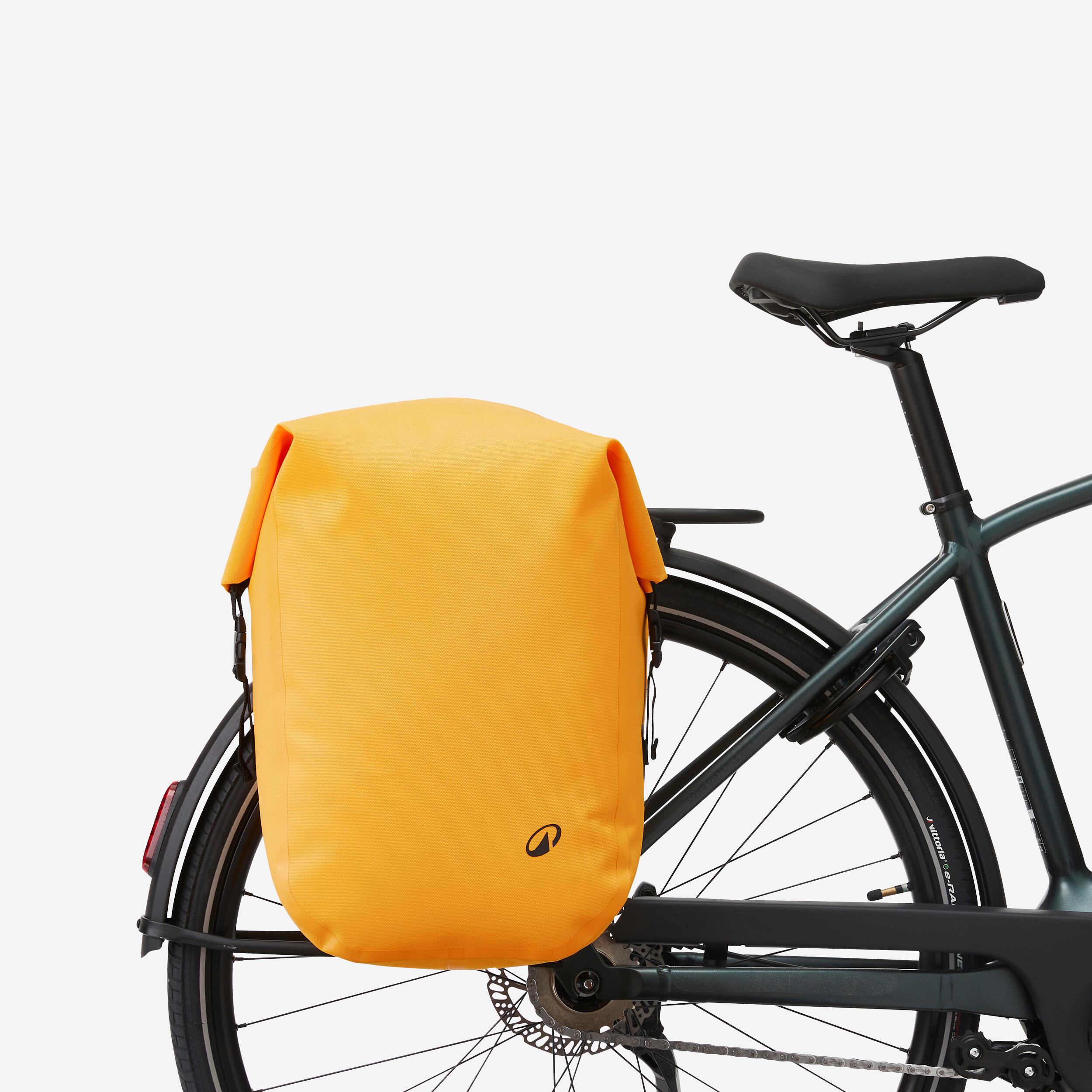 BTWIN  Sacoche vélo porte-bagages étanche 27 l 