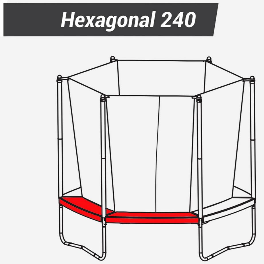 DOMYOS  Rembourrage en mousse pièce détachée trampoline hexagonal 