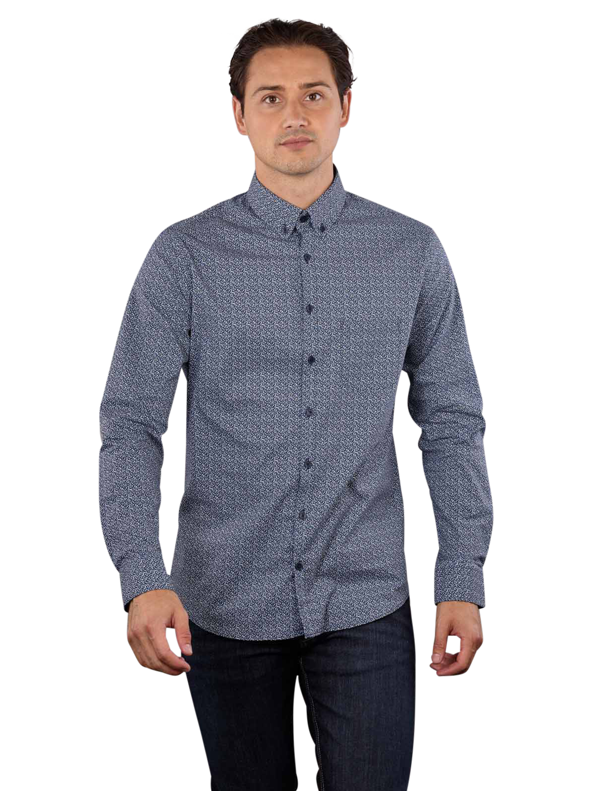 BRAX Daniel Button Down Brusttaschenhemd  