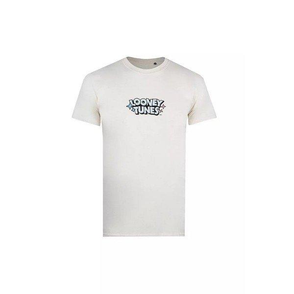 Image of Greetings Earthlings Tshirt Herren Weiss Bedruckt M