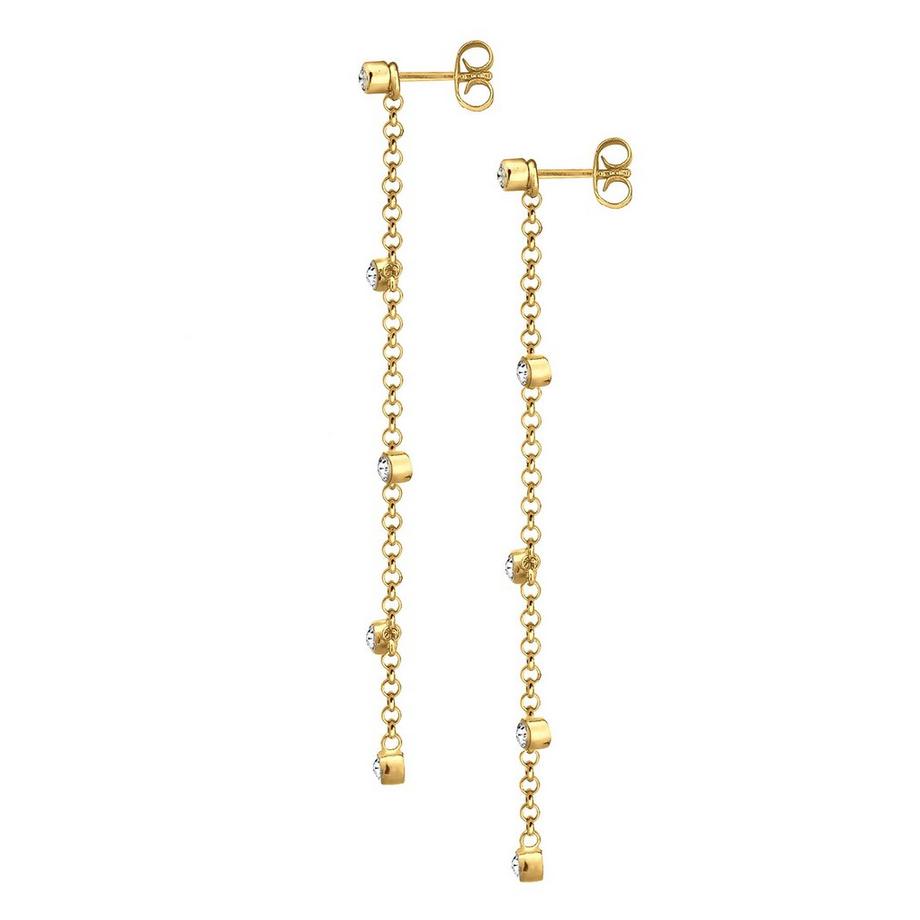 Elli  Ohrringe Hänger Geo Kristalle 