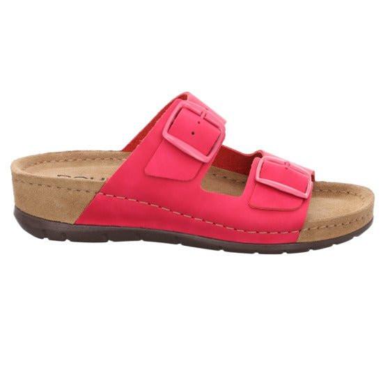 Image of Rodigo - Nubuk Sandale Damen Rosa 36