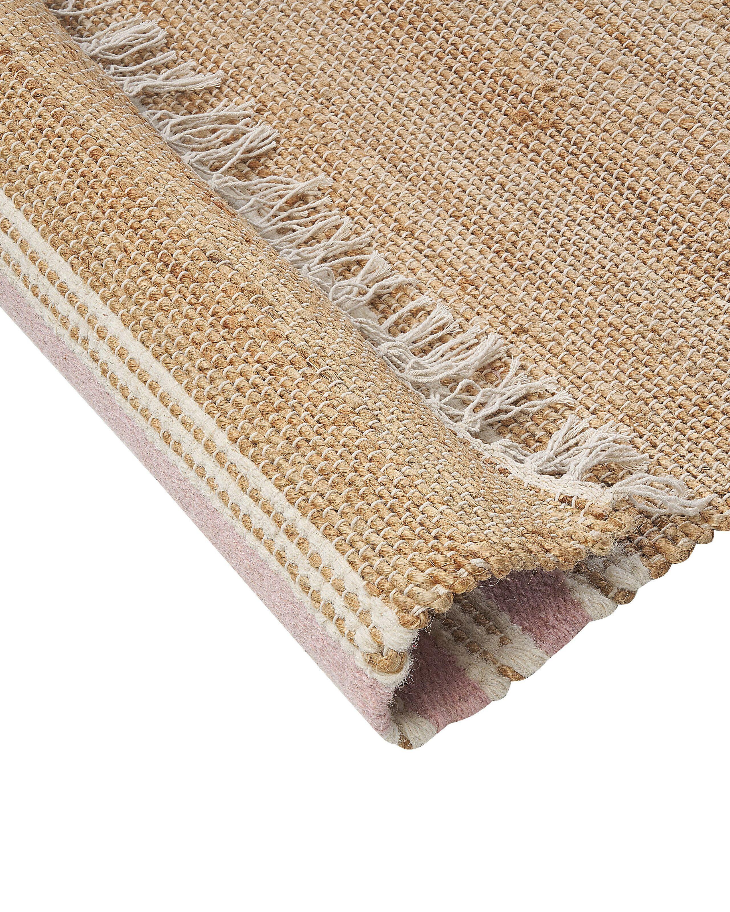 Beliani Teppich aus Jute Boho MIRZA  