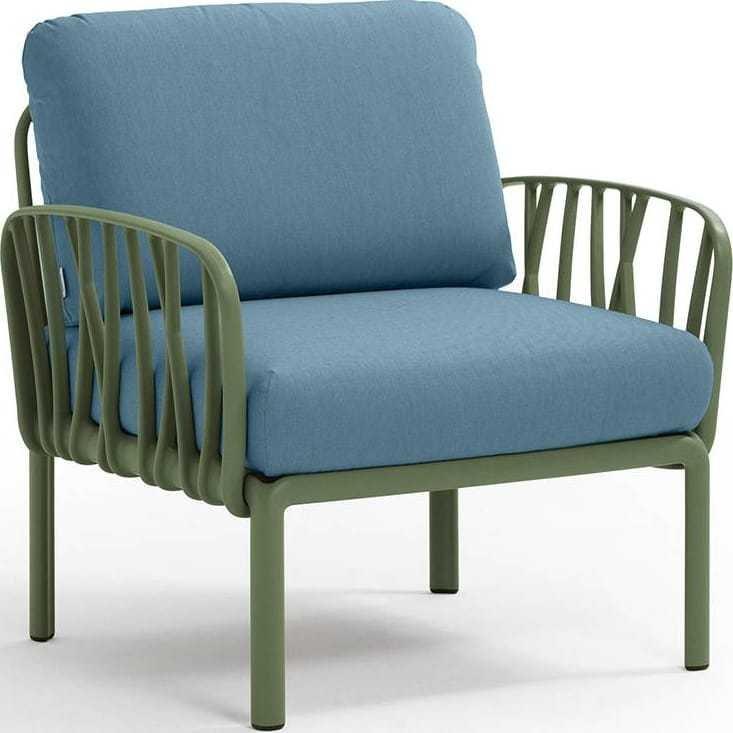 NARDI outdoor Fauteuil de jardin Komodo bleu agave  