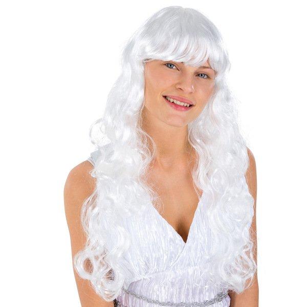 Tectake  Perruque d'ange blanc 