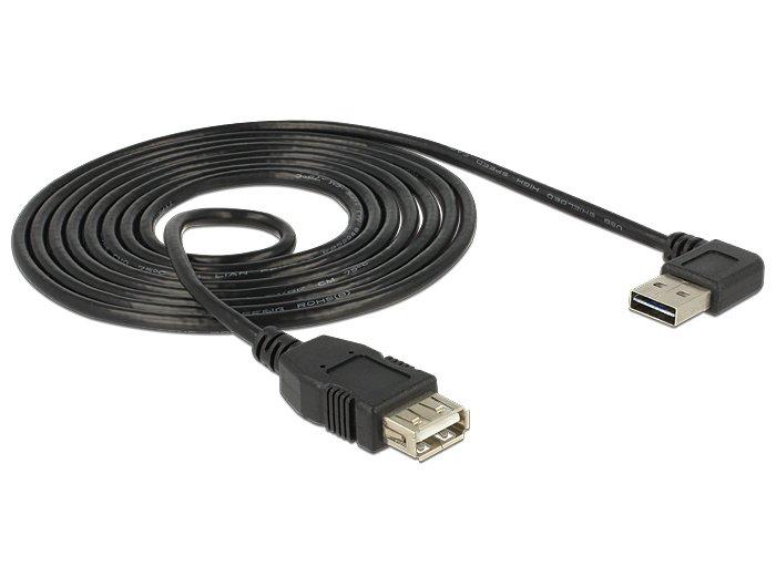 DeLock  1m, USB 2.0-A - USB 2.0-A câble USB USB A Noir 