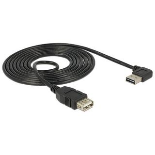 DeLock  1m, USB 2.0-A - USB 2.0-A câble USB USB A Noir 