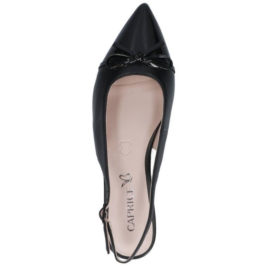 CAPRICE Slingback Ballerinas mit Schleifendetail  