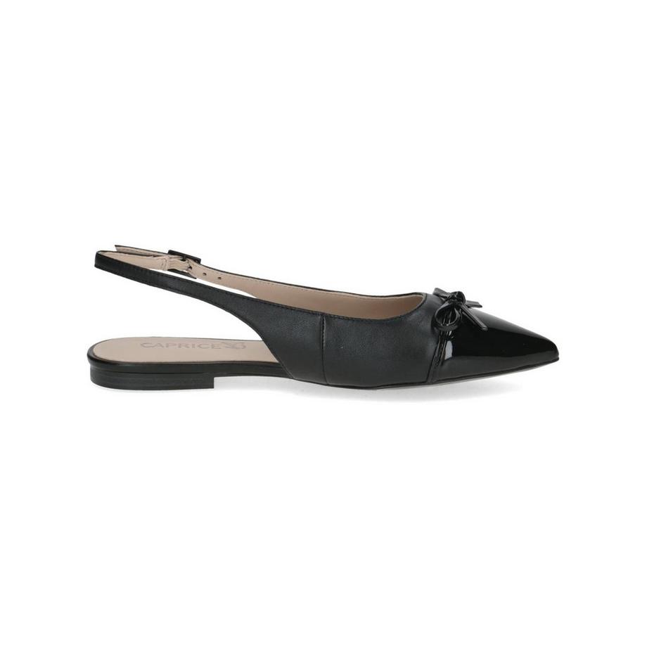 CAPRICE Slingback Ballerinas mit Schleifendetail  