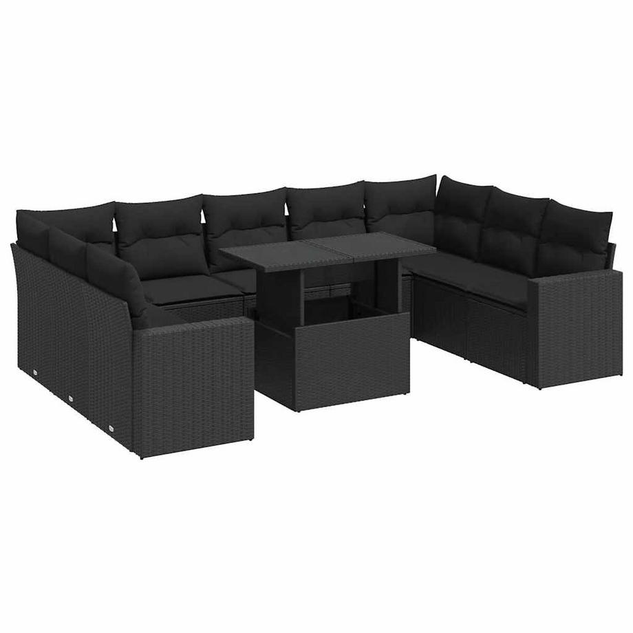 Ensemble de canapés de jardin rotin synthétique