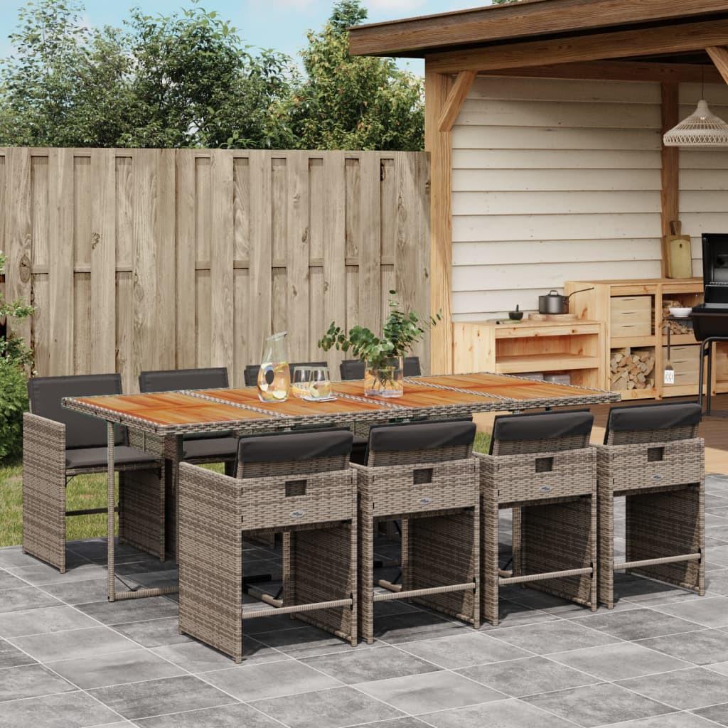 VidaXL Garten essgruppe poly-rattan  