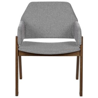 Beliani Esszimmerstuhl 2er Set aus Stoff Retro ALBION  