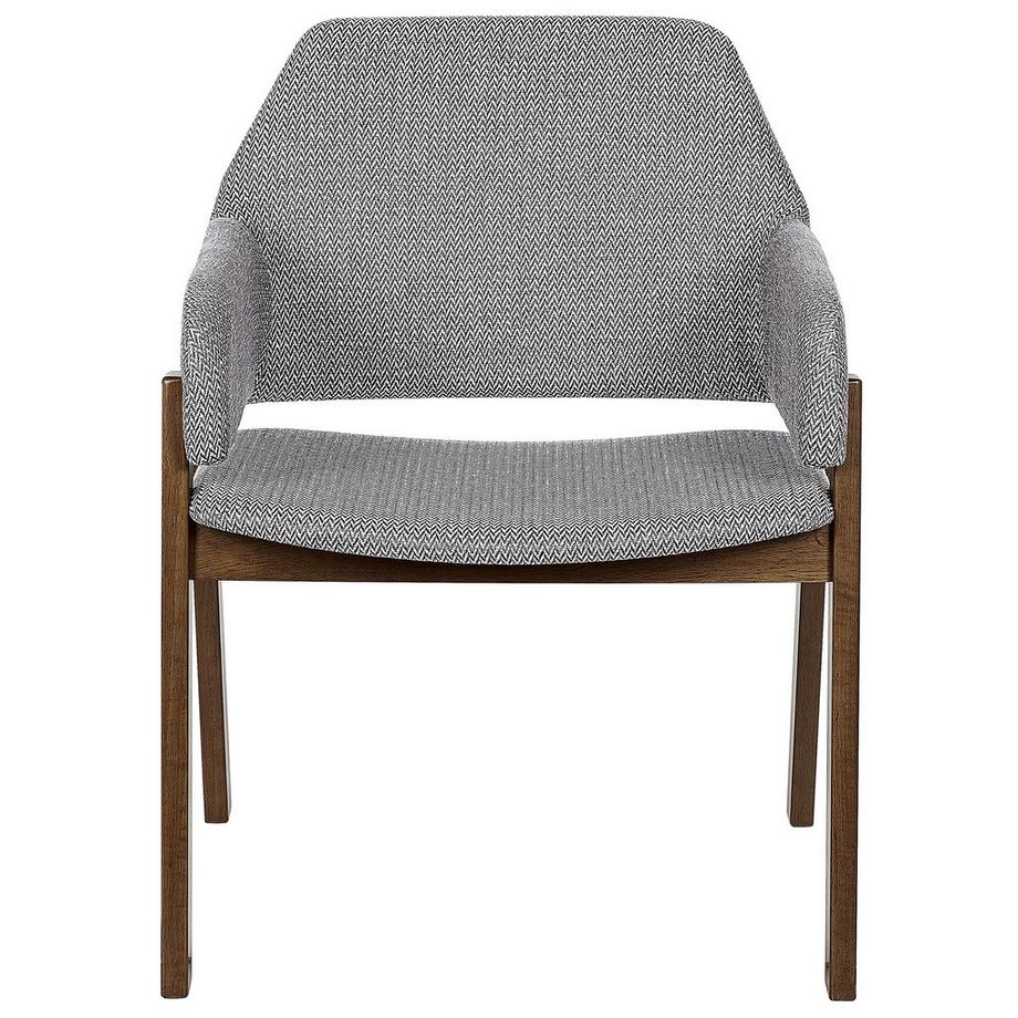 Beliani Set di 2 sedie da pranzo en Tessuto Retrò ALBION  