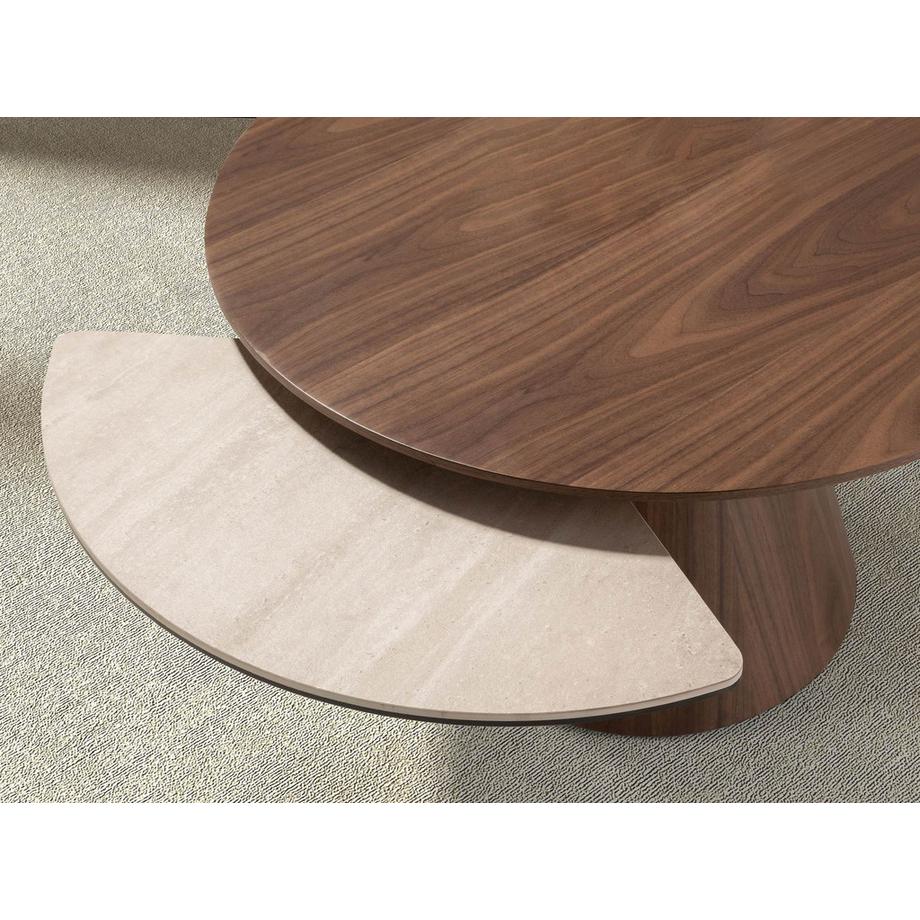 ANGEL CERDA Table basse ronde extensible  