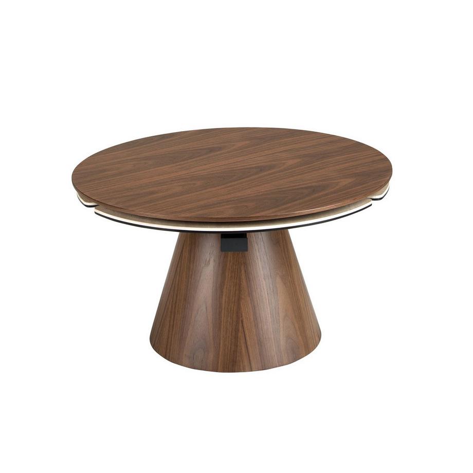 Table basse ronde extensible