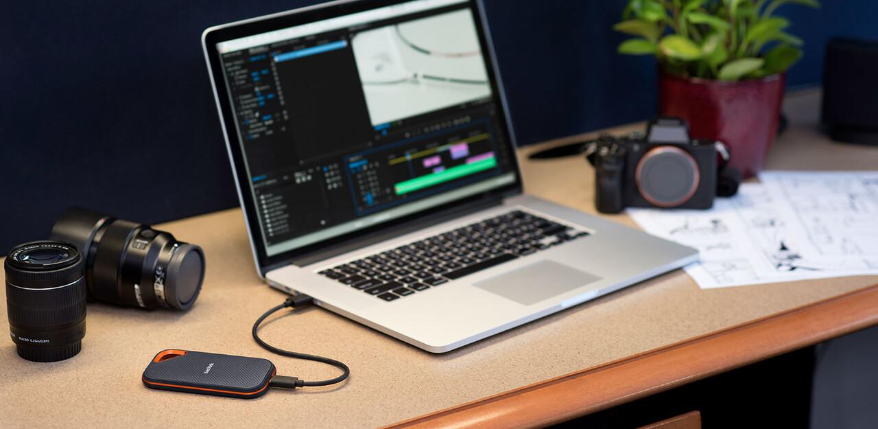 SanDisk  SSD Extreme Pro Portable 4TB, USB 3.2 Gen 2x2 (2000 MB/s) 