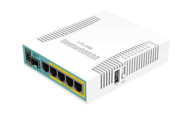 MikroTik  hEX PoE Kabelrouter Weiß 