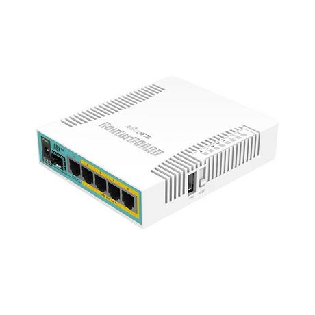 MikroTik  hEX PoE Kabelrouter Weiß 