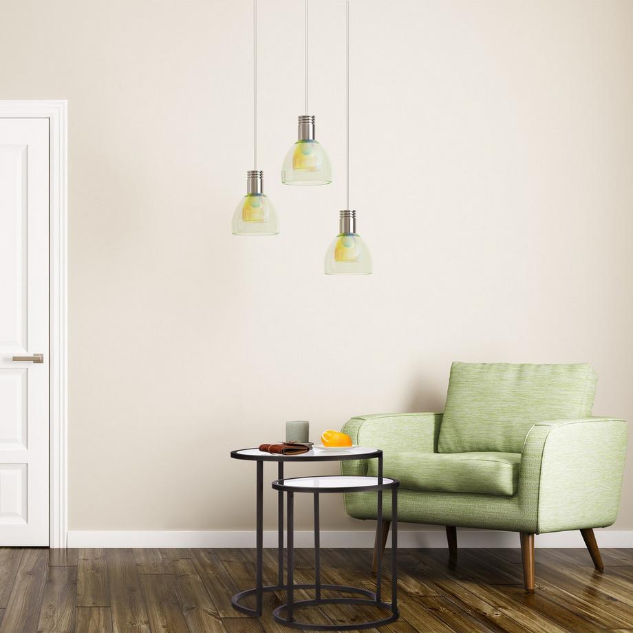 B2X Set di 2 tavolini da caffè in vetro  