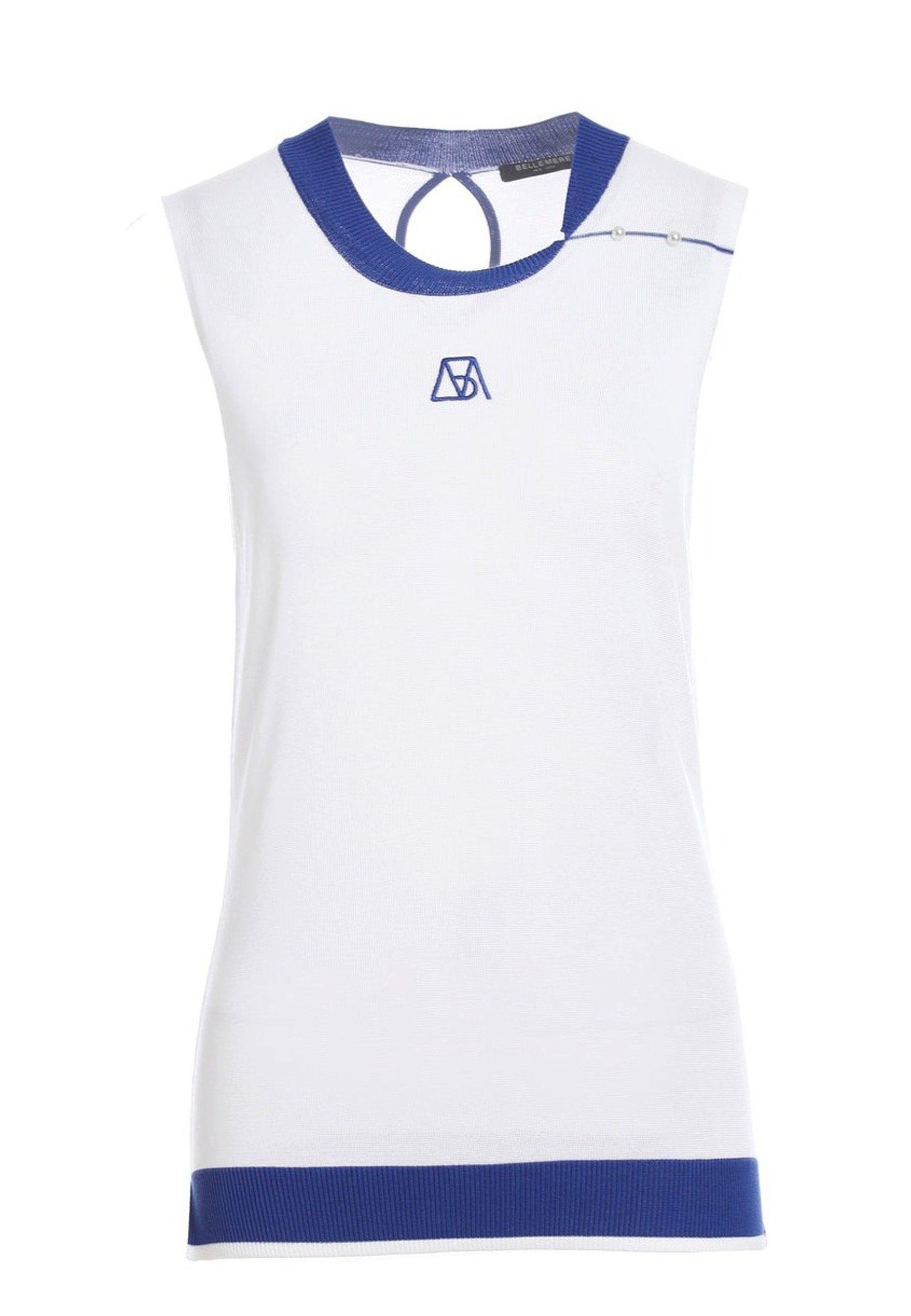 Image of Schicke Poloweste Aus Tencel Damen Weiss S