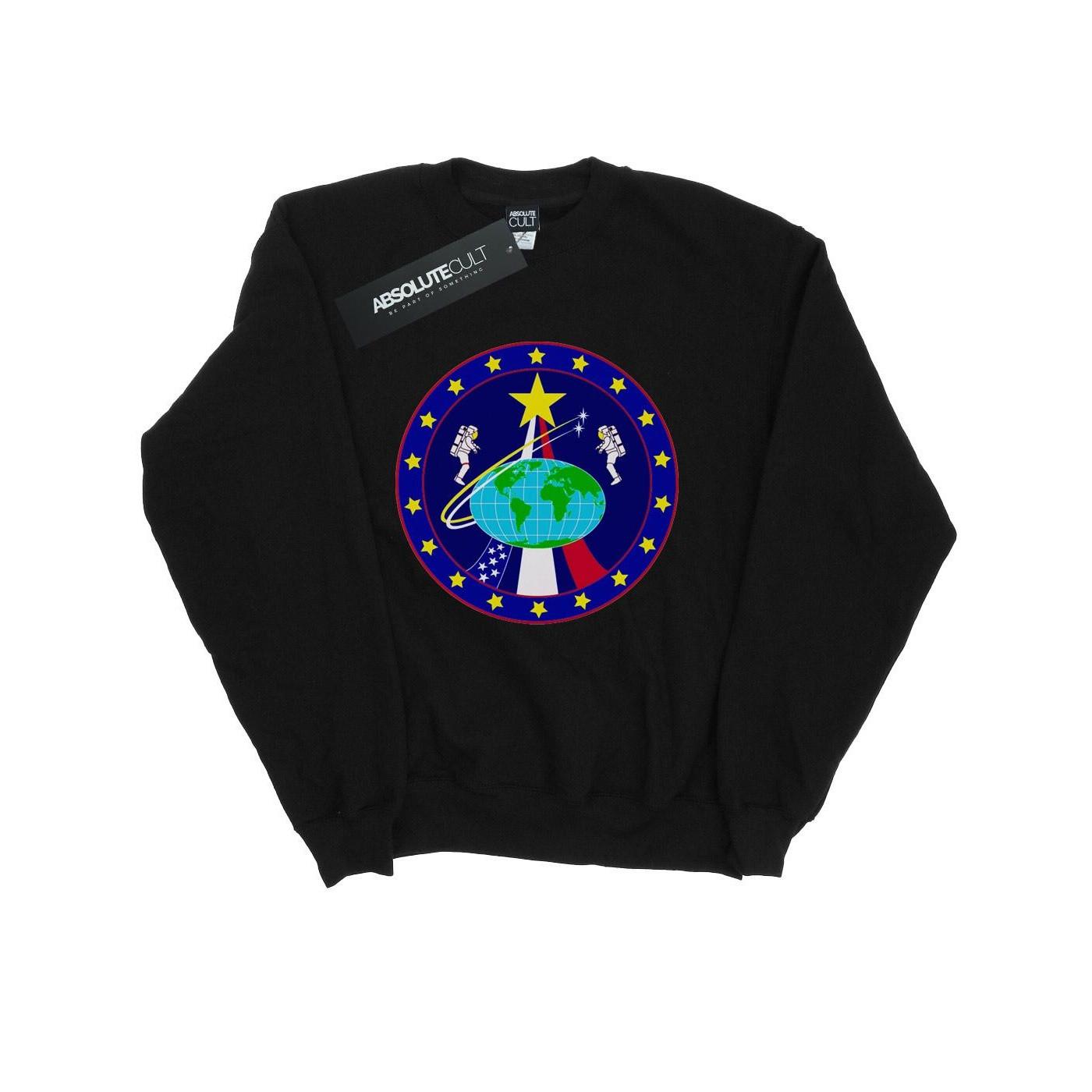 Image of Classic Globe Astronauts Sweatshirt Herren Schwarz XL