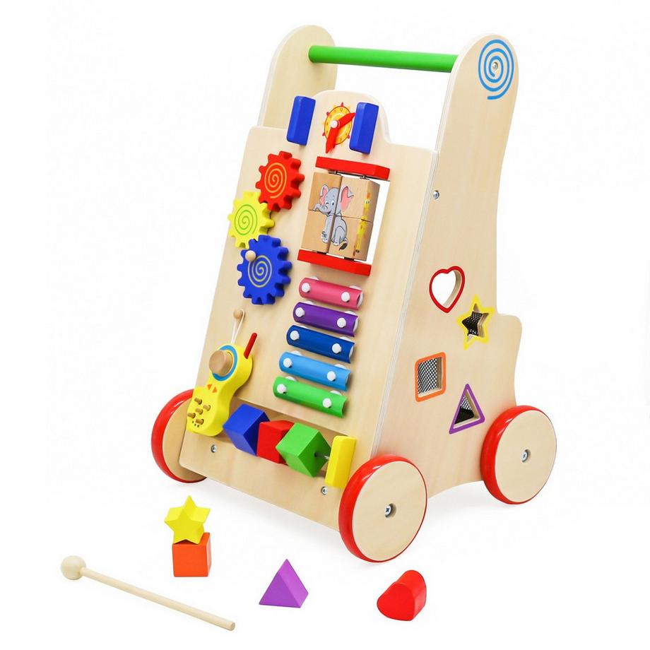 Gameloot  Carrello attività in legno per bambini 