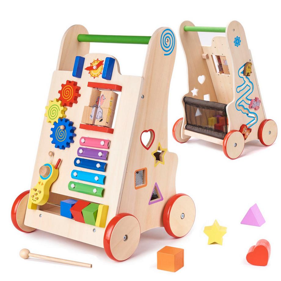 Gameloot  Carrello attività in legno per bambini 