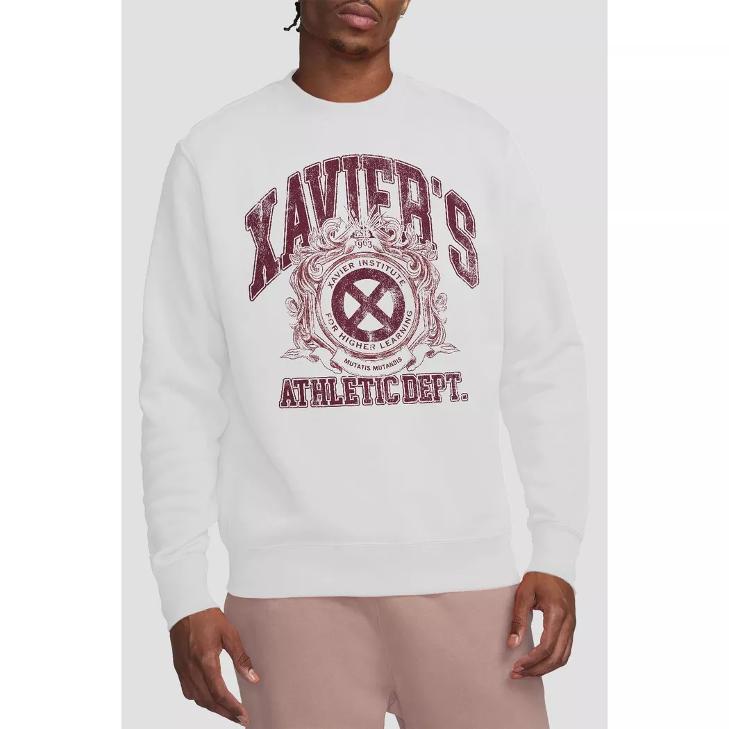 MARVEL - XMen Athletic Dept Sweatshirt, für Herren, Weiss, Größe XXL