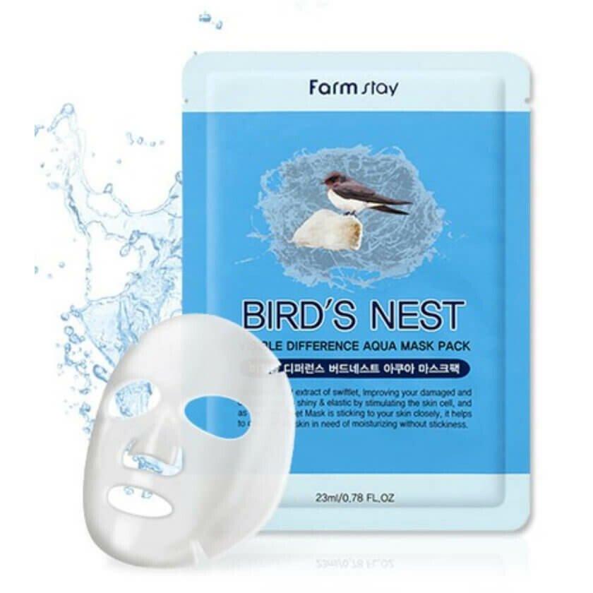 FARM STAY  Visible Difference Birds Nest Aqua Mask Pack 