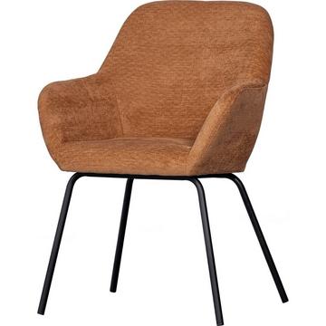 Fauteuil Vos Chenille cannelle