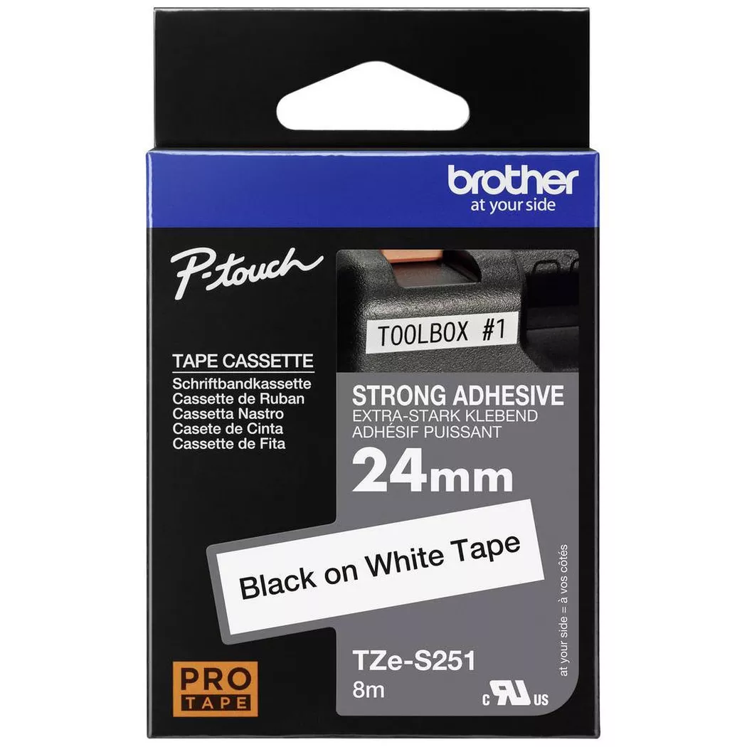 Brother TZES251 Extra Strength Adhesive Tape