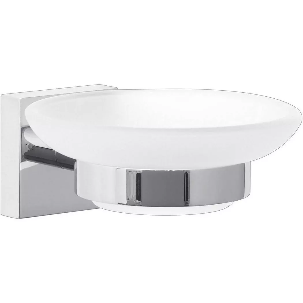 Tesa - Bol à savon ekkro chromé satiné, One Size, Multicolor