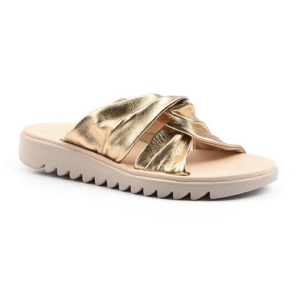 Image of Pantoletten 7774 Damen Gold 37