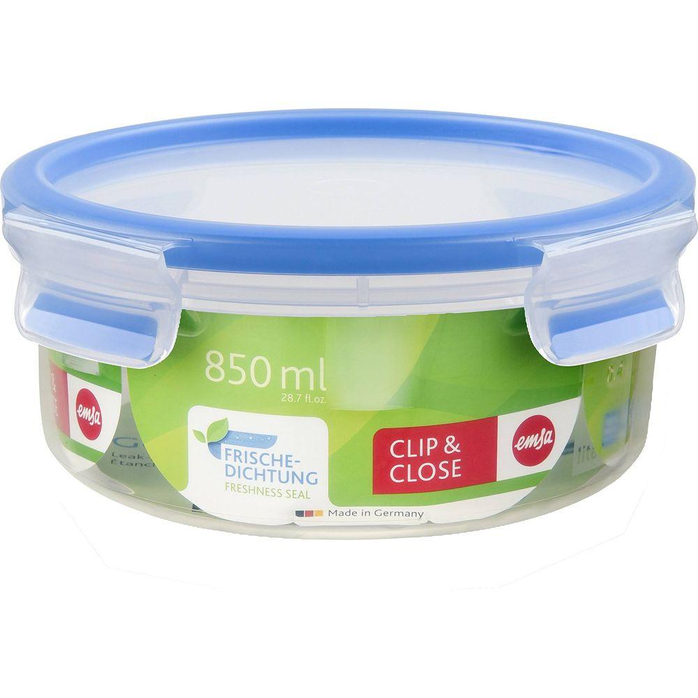 emsa  EMSA 508552 recipiente per cibo Rotondo Ciotola 0,85 L Trasparente 1 pz 