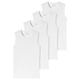 Schiesser  4er-Pack - 95/5 - Organic Cotton - Tank Top / Unterhemd mit Rundhals 