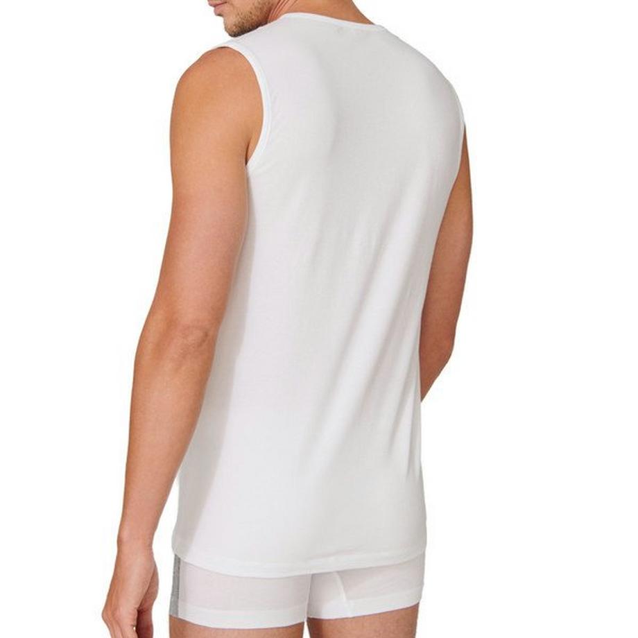Schiesser 4er-Pack Organic Cotton Tank Top Rundhals  