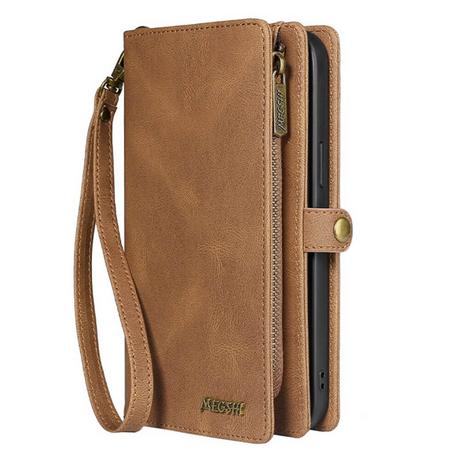 MEGSHI  iPhone 15 Pro - Megshi 2-1 Brieftaschen Hülle 