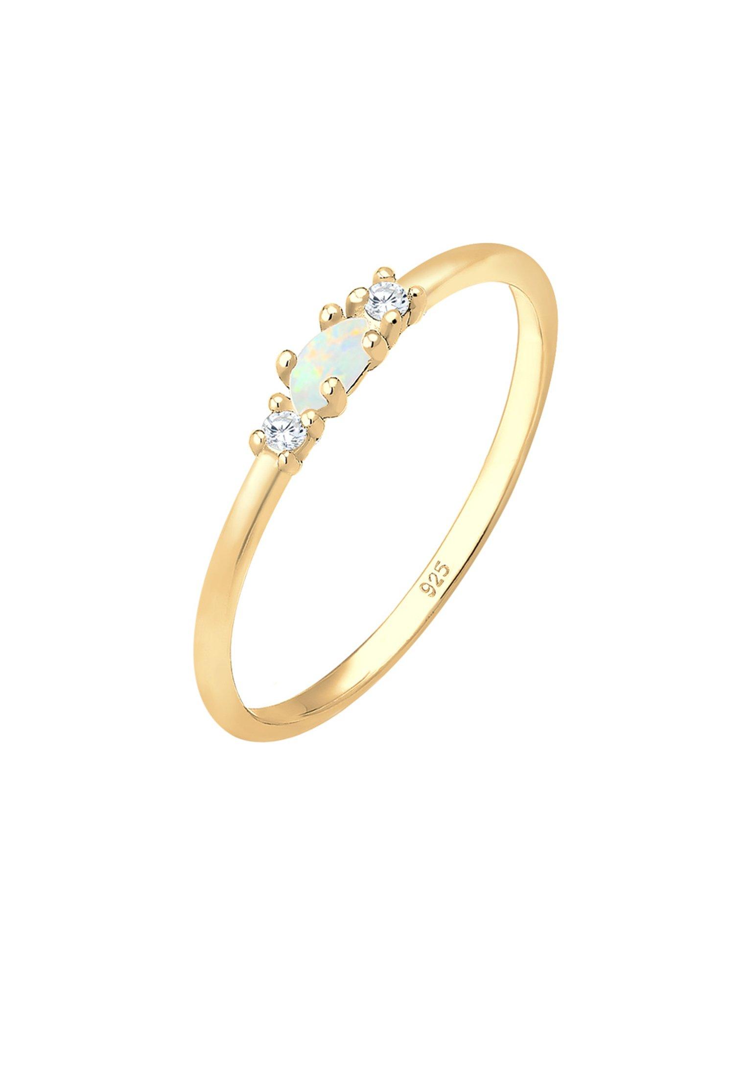 Image of Ring Filigran Opal Zirkonia Damen Gold 50mm