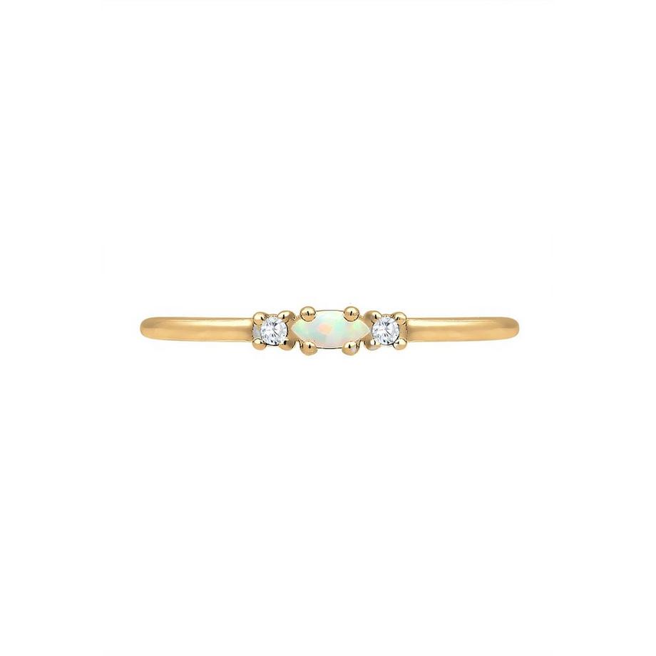 Elli  Ring Filigran Opal Zirkonia 