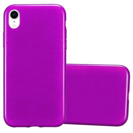 Cadorabo  Housse compatible avec Apple iPhone XR - Coque de protection en silicone TPU flexible au design brossé 