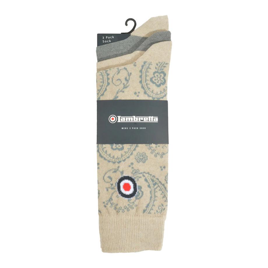 Lambretta Paisley Socken 3er-Pack  