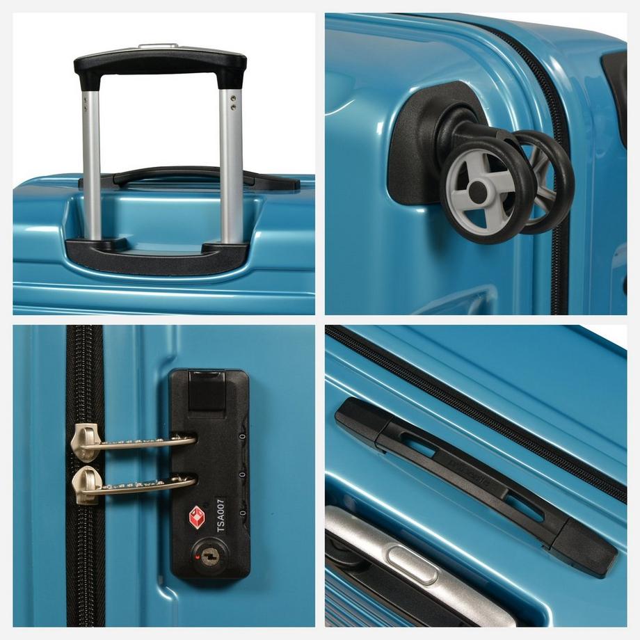 Probeetle by Eminent 55 CM, Voyager IX Handgepäck Koffer 4 Rollen  