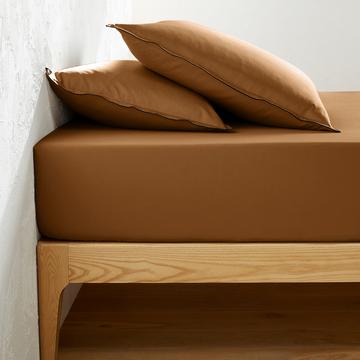 Drap-housse satin de coton lavé