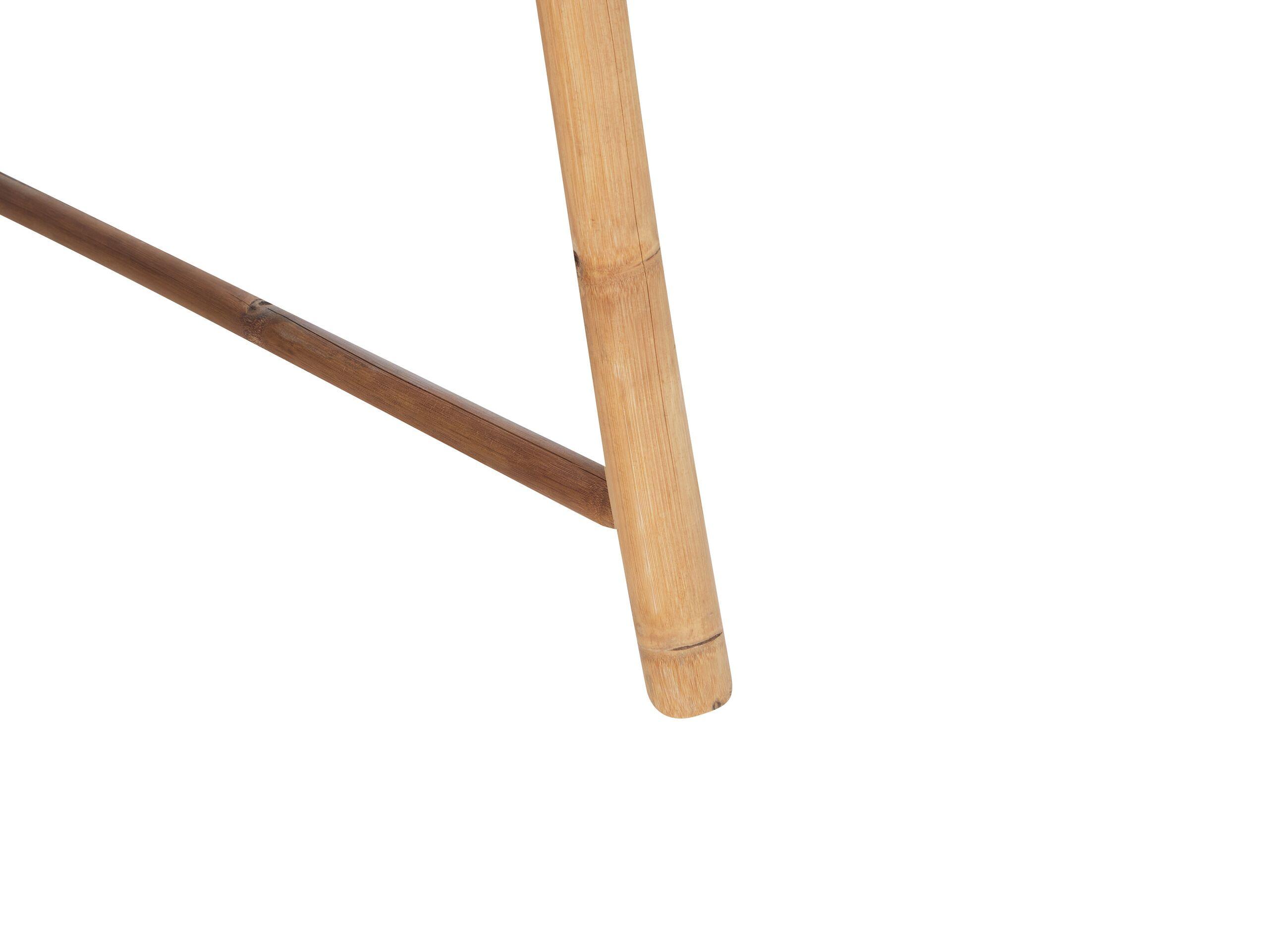 Beliani Gartentisch aus Bambusholz Boho TINDARI  