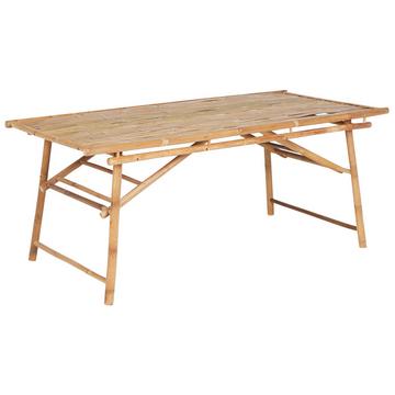 Table de jardin en Bambou Boho TINDARI