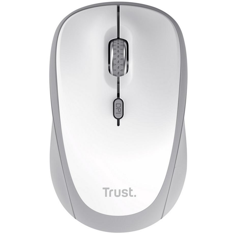 Trust  Souris sans fil Yvi+ Bluetooth / 2,4 GHz Blanche 