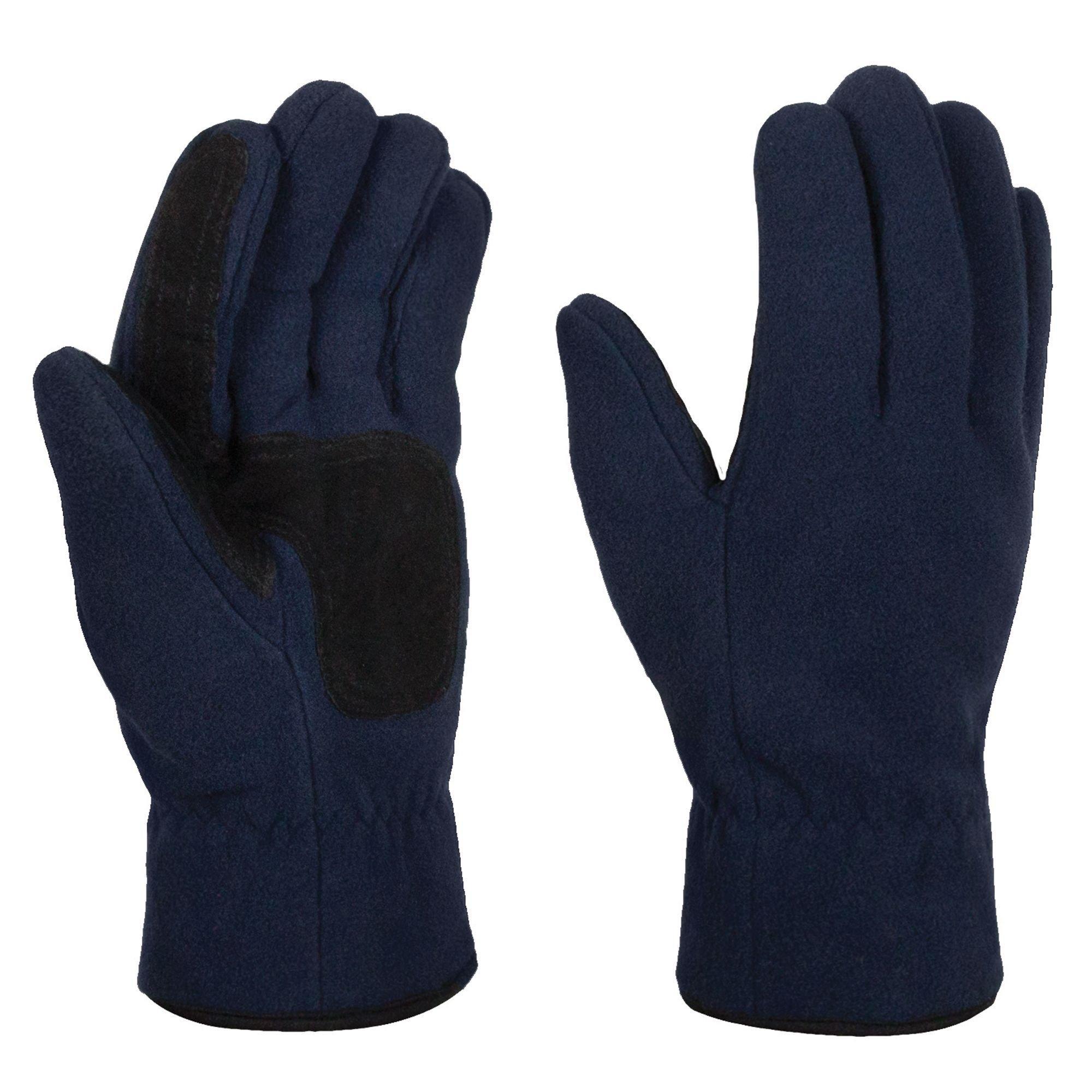 Image of Thinsulate Thermal Fleece Winterhandschuhe Herren Marine S/M