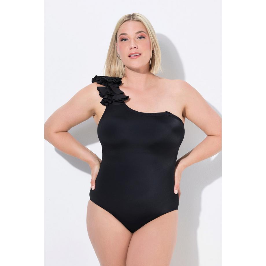 Ulla Popken Maillot de bain Décor 3D Bonnets Souples Bretelles Amovibles Recyclé  