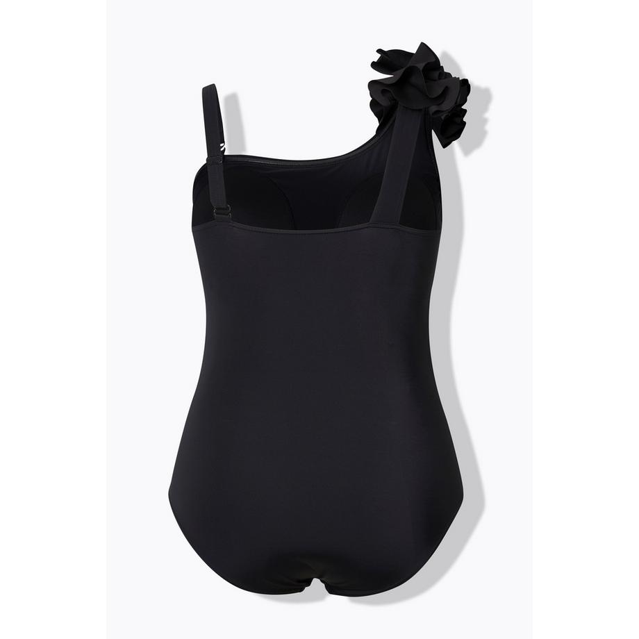 Ulla Popken Maillot de bain Décor 3D Bonnets Souples Bretelles Amovibles Recyclé  